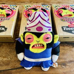 SUPER RARE AND HARD TO FIND  Fuggler Powerpuff Girls 9-Inch Plush Toy (Mojo JoJo) by ZURU – Funny Ugly MonsteR!!!!