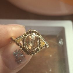I Have A Beautiful Amber Stone Ring