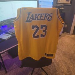 Lakers LeBron James Jersey New With Tags Icon Edition Swingman 52