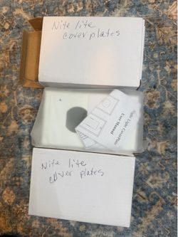 Outlet night light cover plates