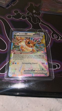Eevee ex Pokémon Trading Card Holo