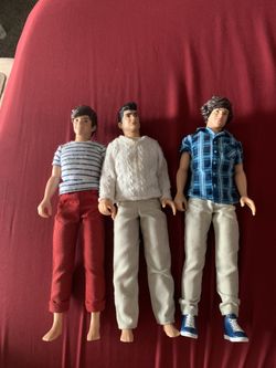 3/5 One Direction Dolls (zayn, Louis, Harry)