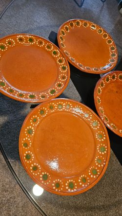 6 Mexican Plates $40