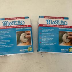 New boxes Weatherstrip and chalking cord windows