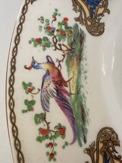 Large pheasant serving platter