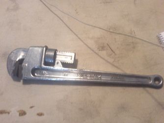 18”schack pipe wrench asking 35.00