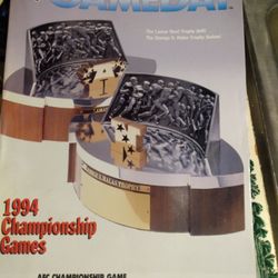 Vintage Steelers Versus Charges Game Day Magazine