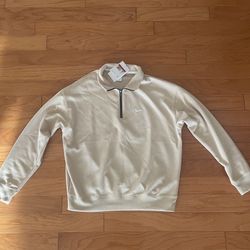 Cream Nike Quarter Zip Brand New