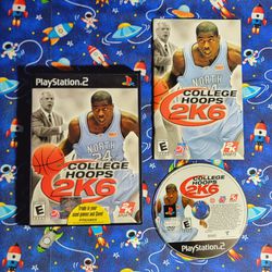 College Hoops 2K6 Sony PlayStation 2 PS2 Complete CIB