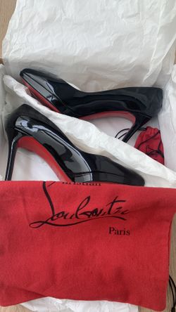 Christian Louboutin Black Pigalle Plato 37