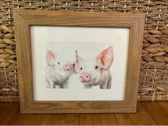 Ikea frames with beautiful pictures from Etsy