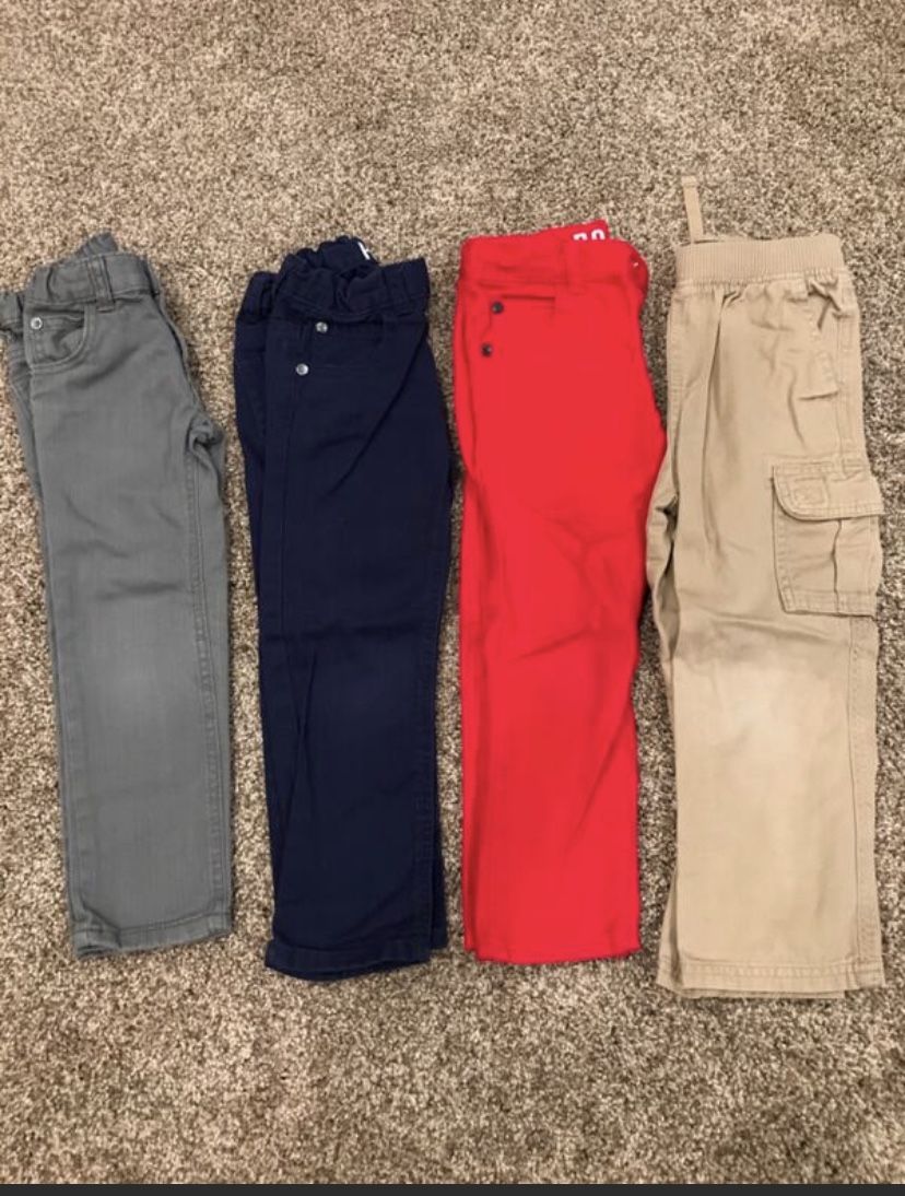 Toddler Boys 4T bottoms lot