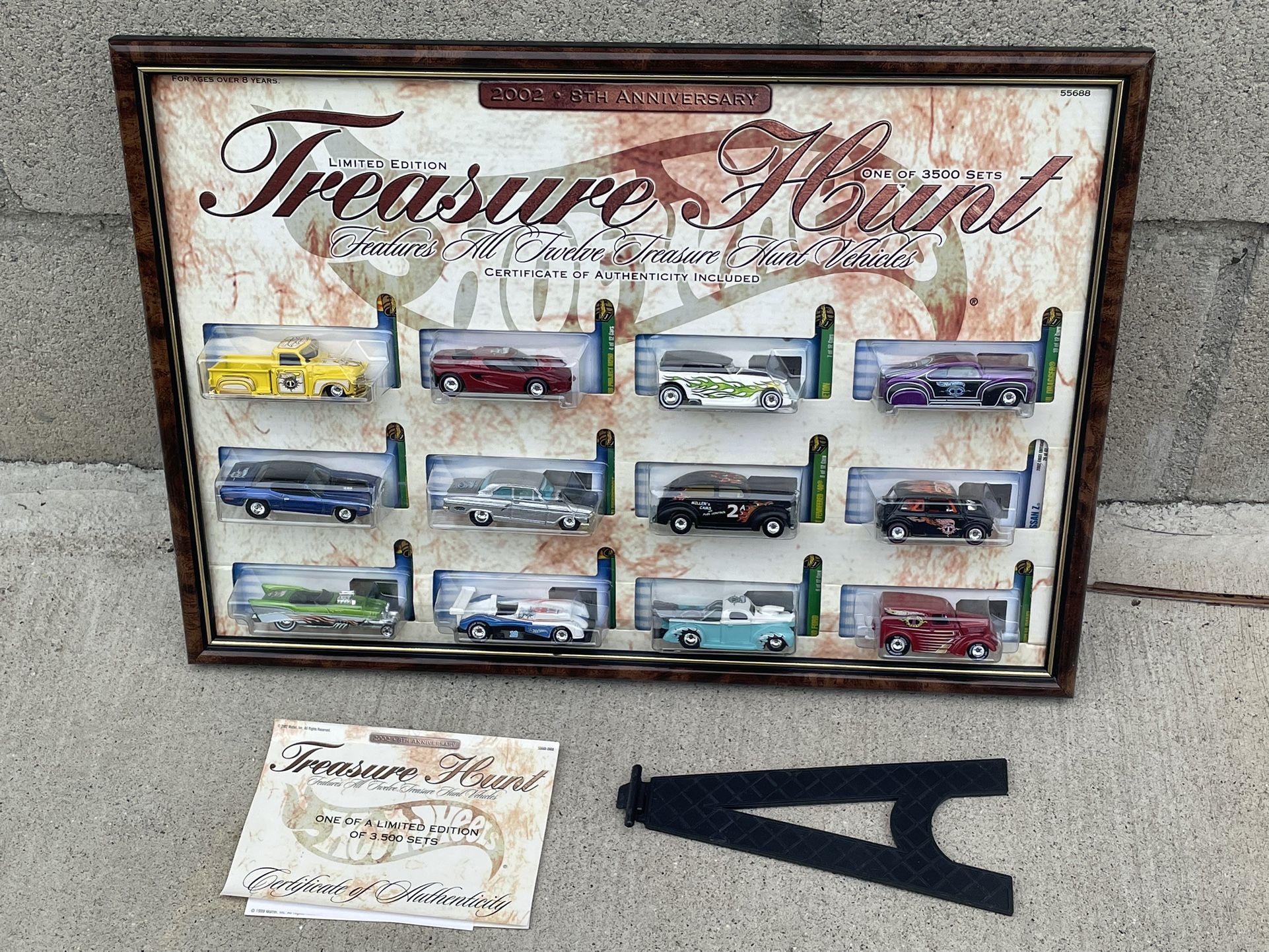Brand New 2002 JcPenny Hot Wheels Treasure Hunt Set Limited