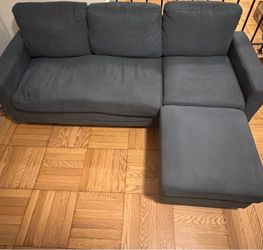 Couch with Ottoman