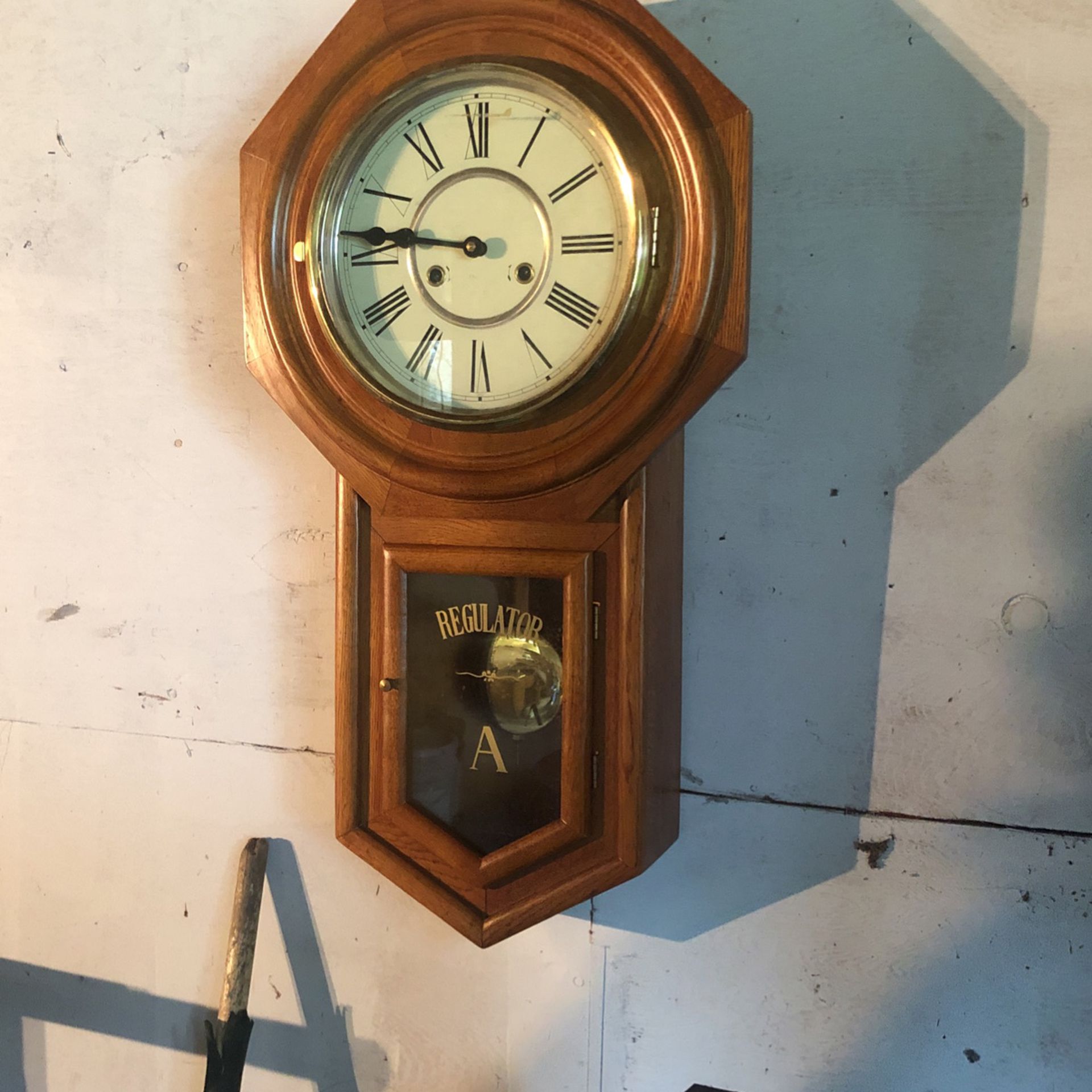 Antique regulator Clock