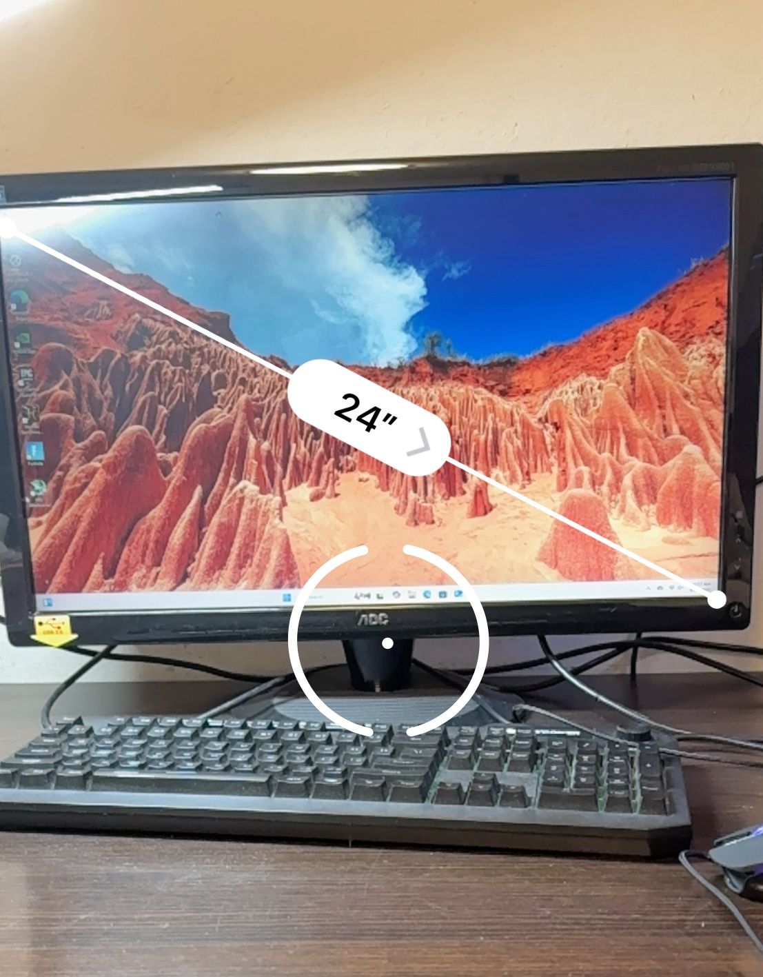AOC 1080p Monitor Up To 75Hz