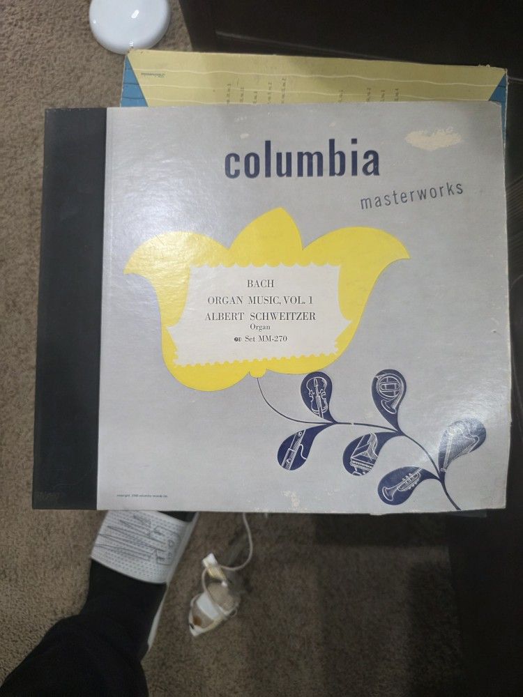 Columbia Masterworks Set MM-749 Ives Sonata #2 John Kirkpatrick 78rpm Shellac