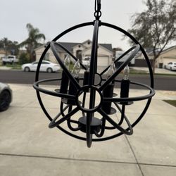 Unique 6 Light Chandelier 