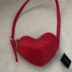 adorable hear sparkle purse for Valentines gift 