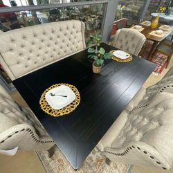 Jeanette Dining Tables and 4 Chairs Finance and Delivery Available 