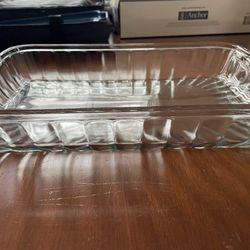 Bandeja de vidrio con su empaque