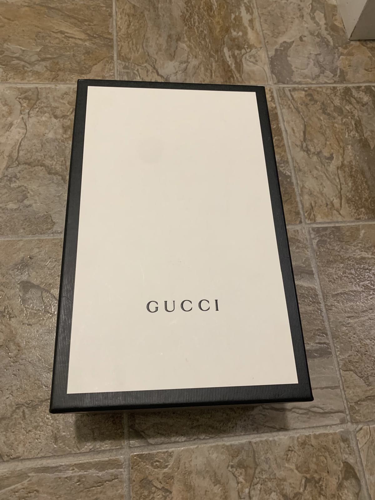 Gucci Leather Fur Slides 