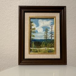 SMALL Oil Painting Landscape Forest
