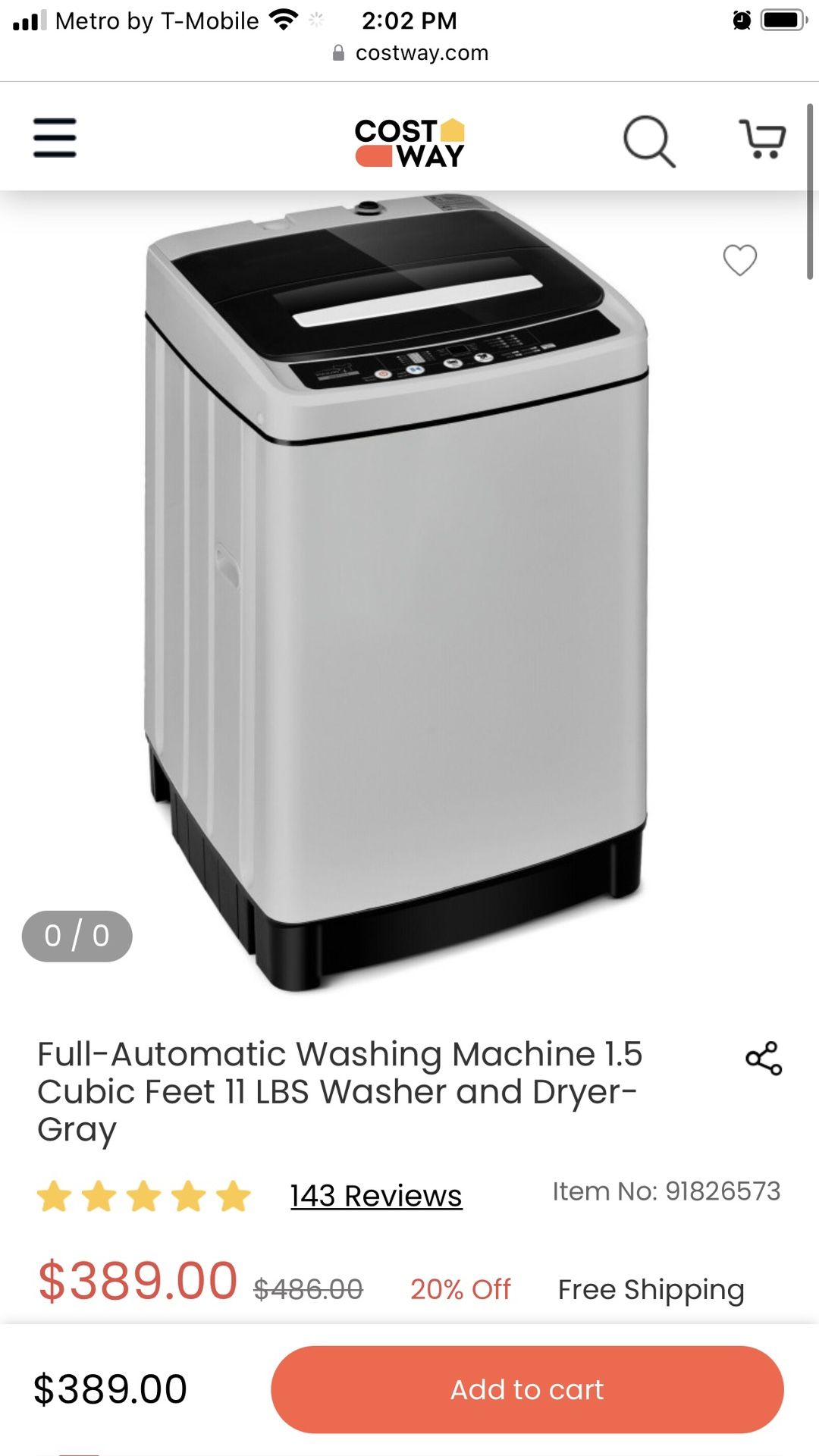 Washer Dryer Combo