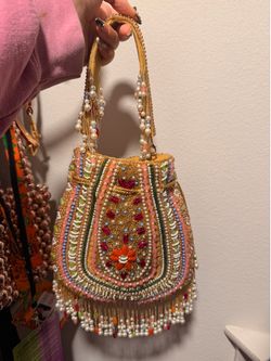Beaded bag from India