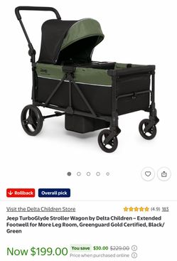 Jeep TurboGlyde Stroller Wagon