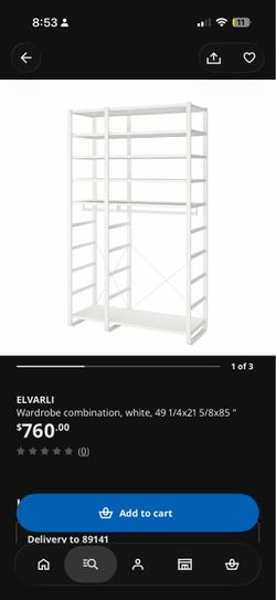 ELVARLI IKEA Closet Organization System - $500 OBO ($1475 VALUE)