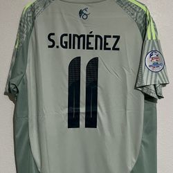 Mexico 24/25 S. Giménez #11 Home Copa América Jersey Size Large