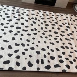 Large Dalmatian Print Indoor Rug