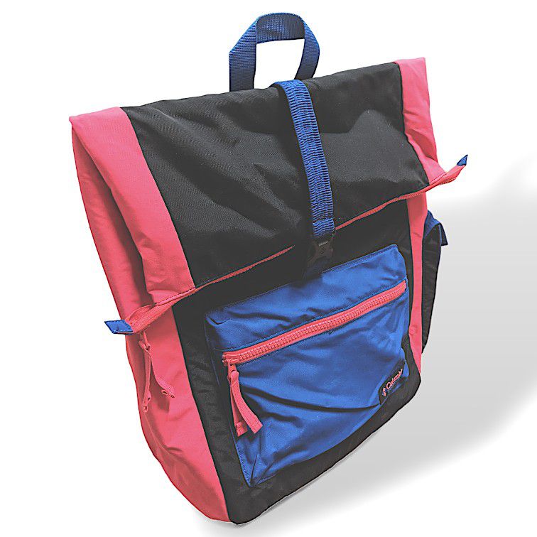 Columbia 2L Capacity, 90's Colors, Foldable, Rollable and Packable Versatile Backpack. 