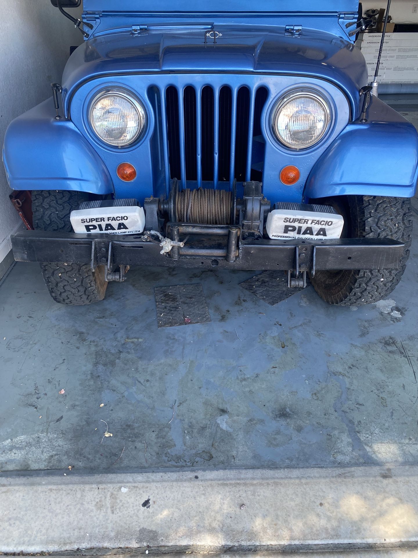 Willys CJ5 PTO Winch