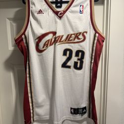 Lebron James Adidas Cleveland Cavaliers Jersey Rookie Year Vintage Size L Cavs