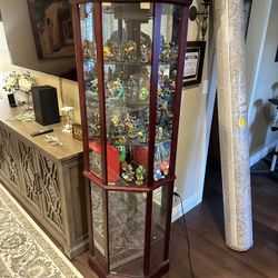 Corner Curio Display Shelf 