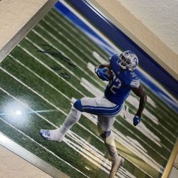 D’Andre Swift Signed 16x20