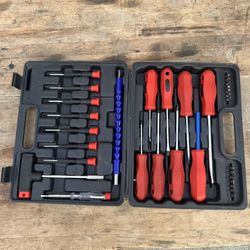 Screwdriver & Bit Set with Case - Complete Kit