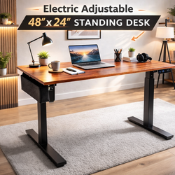 Electric Standing Desk  48" x 24" adjustable
