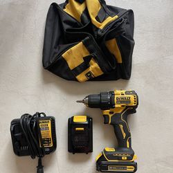 Dewalt 20v Brushless Drill W Charger And 2 Batteries 