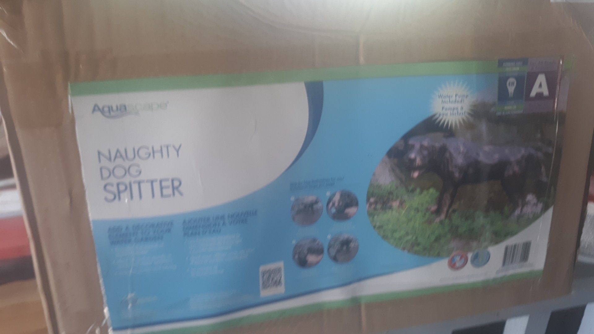 dog spitter for pond new