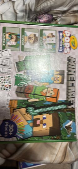 Crayola Pops Minecraft 3D Activity Set