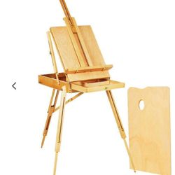 Artist  Outdoor "French easel"  Like New With Storage Drawers And Extras 