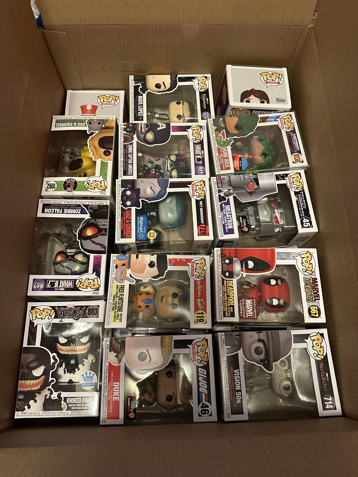 Box Of Funkos 