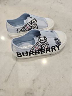 Burberry Toddler Slip On Shoes Sz 25