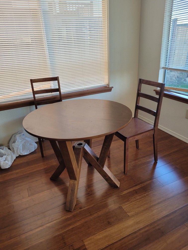 Table and 2 Chairs