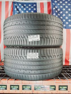 315/35ZR22 CONTINENTAL PREMIUMCONTACT6 ALL SEASON 315 35 22 Set of 2 Used Tires
