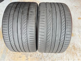 Two Tires 315/30/21 Continental Contisportcontact Like new with 90-95% Left•Great deal•BUY NOW PAY LATER•