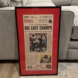 Cincinnati Bearcats Big East Champions Framed